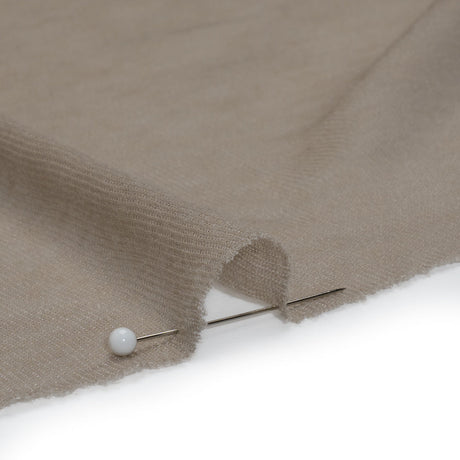 Lightweight Polyester Interlock Knit - Harbor Gray - Designer Deadstock