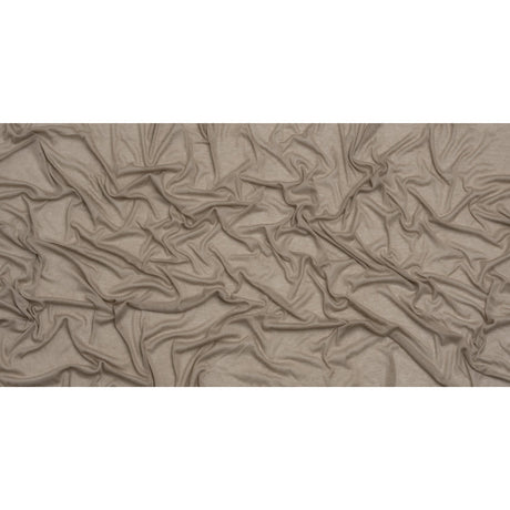 Lightweight Polyester Interlock Knit - Harbor Gray - Designer Deadstock