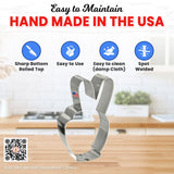 Hand Peace Sign Cookie Cutter 4" B1015