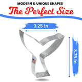 Whale Mermaid Tail Cookie Cutter 3.75" B1017