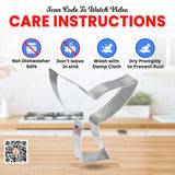 Whale Mermaid Tail Cookie Cutter 3.75" B1017