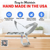 Whale Mermaid Tail Cookie Cutter 3.75" B1017