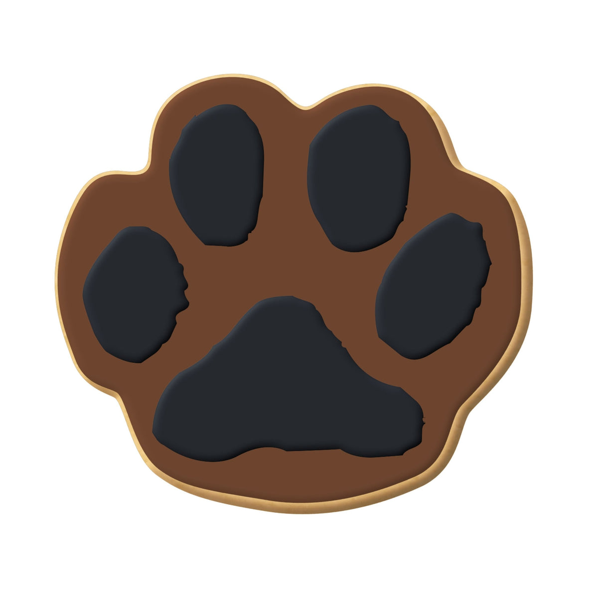 Paw Print Cookie Cutter 2.25 in B1660