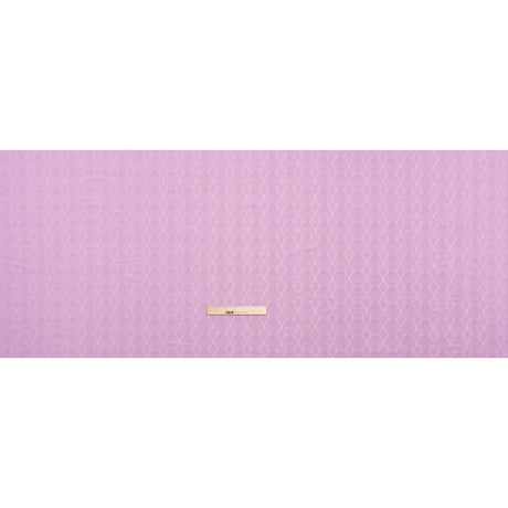 Stretch Polyester Jersey with Eyelets - Lavender Circles - Designer Deadstock
