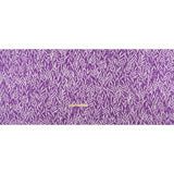 Stretch Polyester Tricot - Purple and Off White Leafy Stems - Designer Deadstock