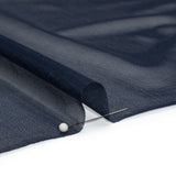 Crisp Polyester Stretch Mesh - Navy - Designer Deadstock
