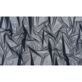 Crisp Polyester Stretch Mesh - Navy - Designer Deadstock