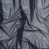 Crisp Polyester Stretch Mesh - Navy - Designer Deadstock