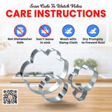 Paw Print Cookie Cutter 4 Pc Set HS0549