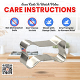 Dog Bone Cookie Cutter 2.5 in B922