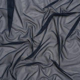 Polyester Stretch Mesh - Navy Blue - Designer Deadstock