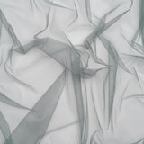 Polyester Tulle - Steel Gray - Designer Deadstock