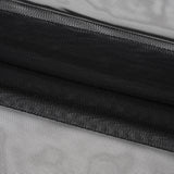 Crisp Polyester Tulle - Black - Designer Deadstock