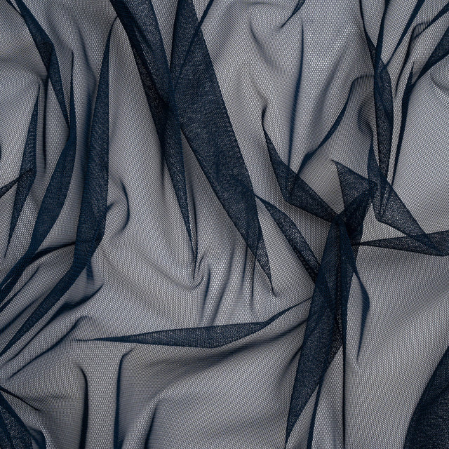 Polyester Tulle - Navy - Designer Deadstock
