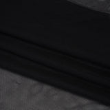 Polyester Stretch Mesh - Black - Designer Deadstock
