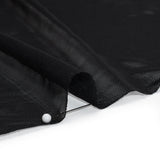 Polyester Stretch Mesh - Black - Designer Deadstock