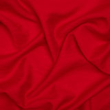 Viscose and Nylon Dobby - Red Geometric - Designer Deadstock