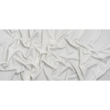 Stretch Polyester Scuba Knit - Ivory - Designer Deadstock