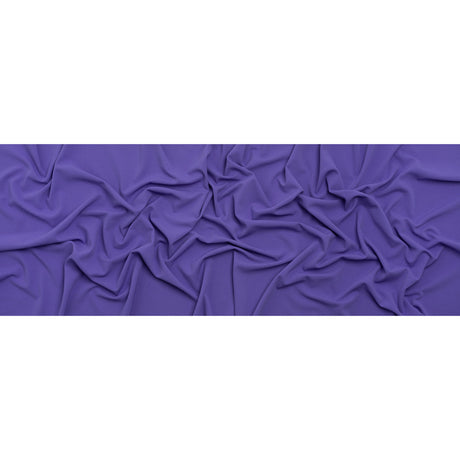 Stretch Polyester Crepe Double Knit - Blue Violet - Designer Deadstock