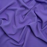 Stretch Polyester Crepe Double Knit - Blue Violet - Designer Deadstock