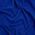 Stretch Polyester Crepe Double Knit - Cobalt Blue - Designer Deadstock