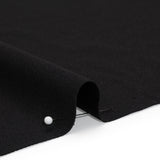 Stretch Polyester Crepe Double Knit - Black - Designer Deadstock