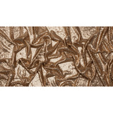 Baby Sequins Mesh - Rose Gold on Beige - Designer Deadstock