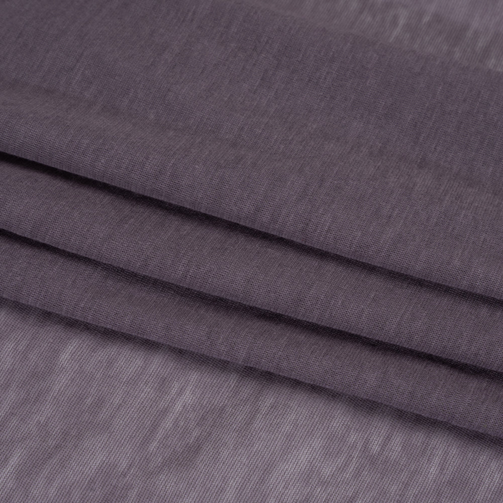 Featherweight Rayon Jersey - Dusty Purple - Designer Deadstock