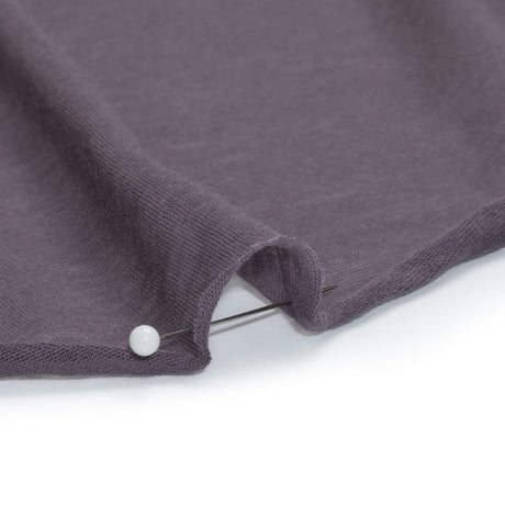 Featherweight Rayon Jersey - Dusty Purple - Designer Deadstock