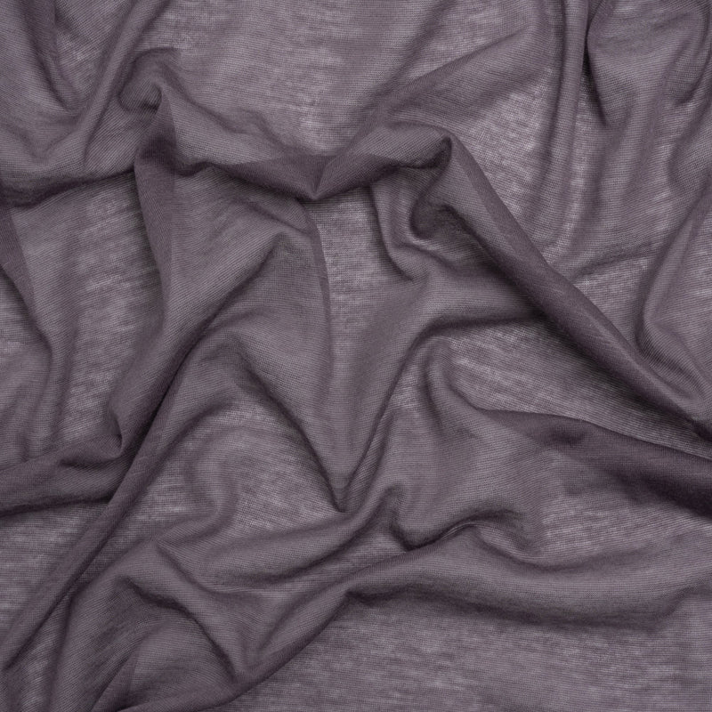 Featherweight Rayon Jersey - Dusty Purple - Designer Deadstock