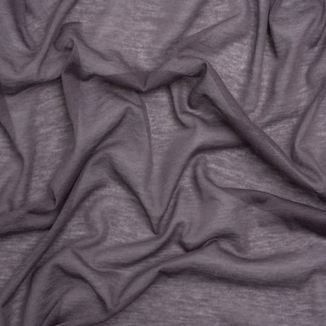 Featherweight Rayon Jersey - Dusty Purple - Designer Deadstock