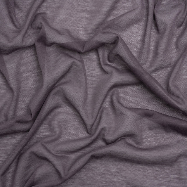 Featherweight Rayon Jersey - Dusty Purple - Designer Deadstock