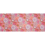 Polyester Chiffon - Pink, Red and Purple Kaleidoscope Tie Dye - Made in Italy