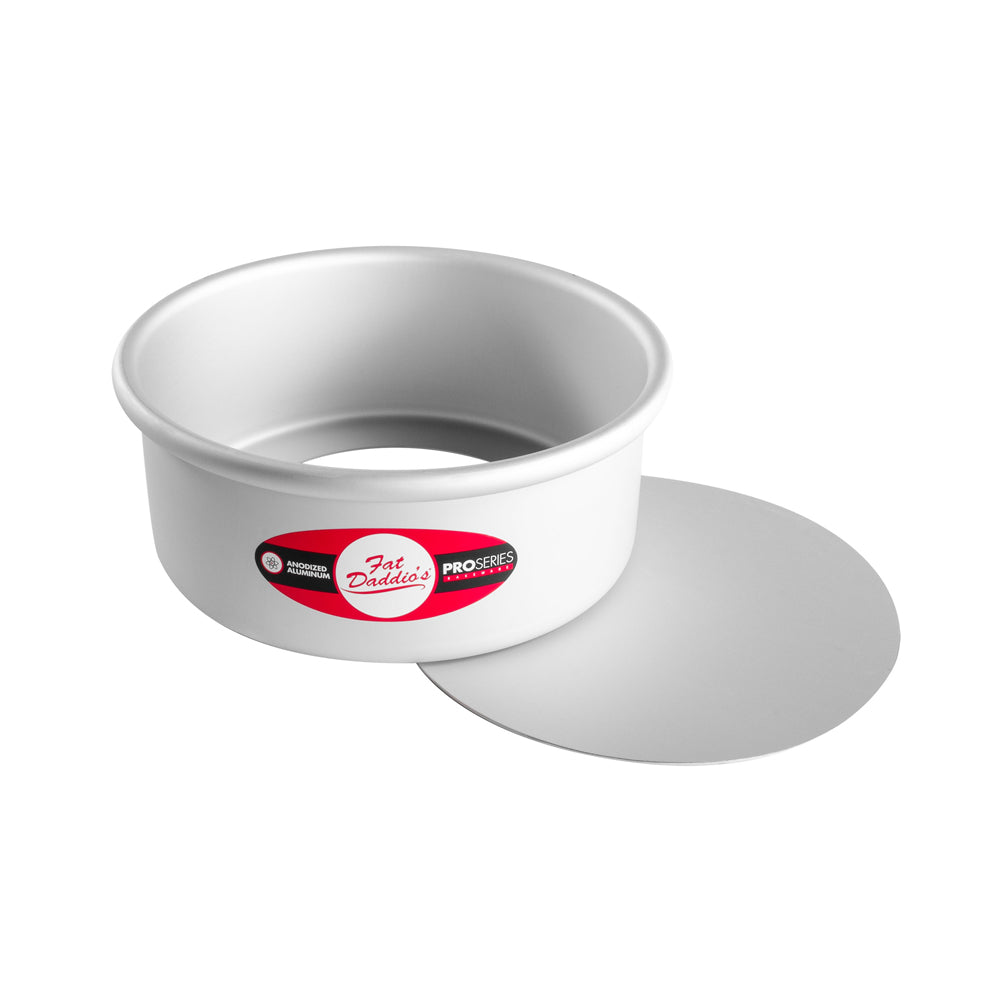Fat Daddio's Anodized Aluminum Round Cheesecake Pan with Loose Bottom, 3" Dia. x 3" Deep