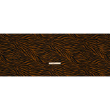 Stretch Knit Jacquard by Mara Hoffman - Burnt Orange and Black Tiger Stripes - Designer Deadstock