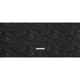 Stretch Knit Jacquard by Mara Hoffman - Gray and Black Tiger Stripes - Designer Deadstock