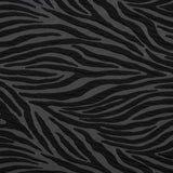 Stretch Knit Jacquard by Mara Hoffman - Gray and Black Tiger Stripes - Designer Deadstock