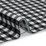 Stretch Knit Jacquard by Mara Hoffman - Black and White Gingham Check - Designer Deadstock