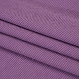 Stretch Knit Jacquard by Mara Hoffman - Lavender and Lilac Ribbed Candy Stripes - Designer Deadstock