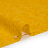 Textured Stretch Knit Jacquard by Mara Hoffman - Yellow Floral - Designer Deadstock