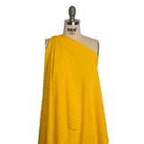 Textured Stretch Knit Jacquard by Mara Hoffman - Yellow Floral - Designer Deadstock