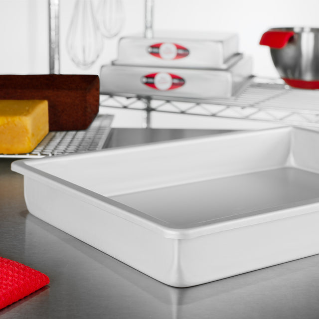 Fat Daddio's Anodized Aluminum Sheet Cake Pan, 2" Deep, 12" x 16"