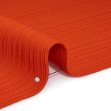 Ribbed Stretch Polyester Double Knit by Mara Hoffman - Blaze Orange - Designer Deadstock