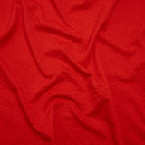 Stretch Polyester Jacquard Knit by Mara Hoffman - Red Orange Squiggles - Designer Deadstock