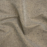 Heavyweight Metallic Linen Woven - White, Black and Gold