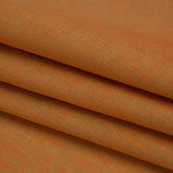 Two-Tone Medium Weight Linen Woven - Orange and Lime Green