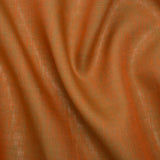 Two-Tone Medium Weight Linen Woven - Orange and Lime Green