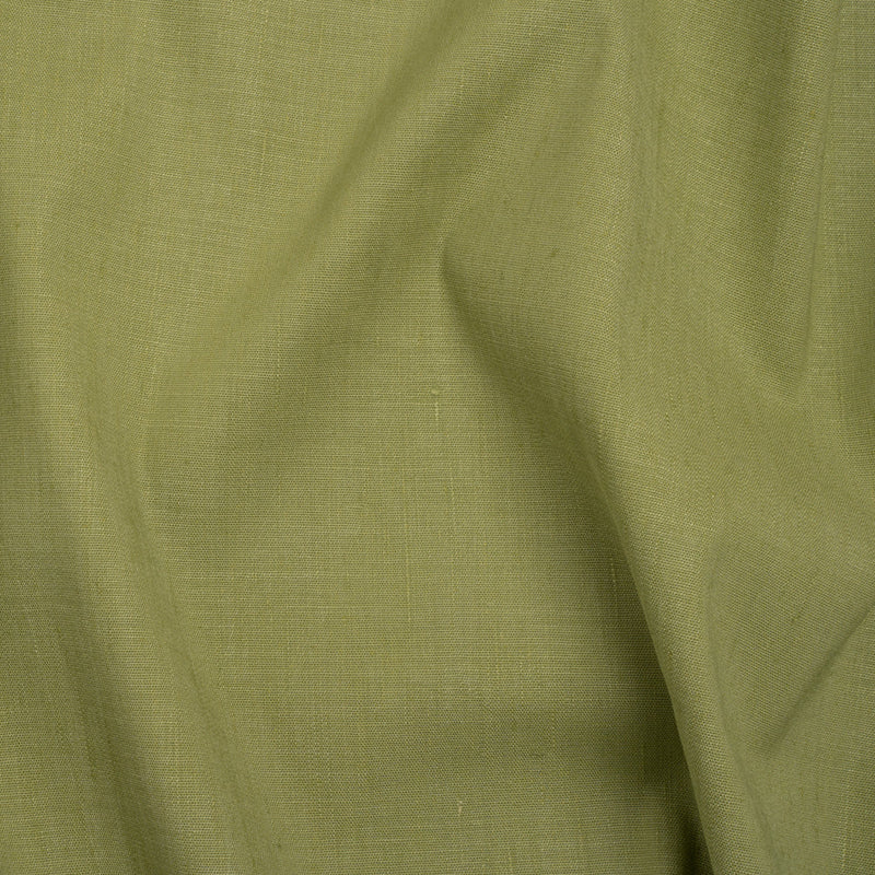 Stretch Linen Woven - Green Apple - Asturias Collection