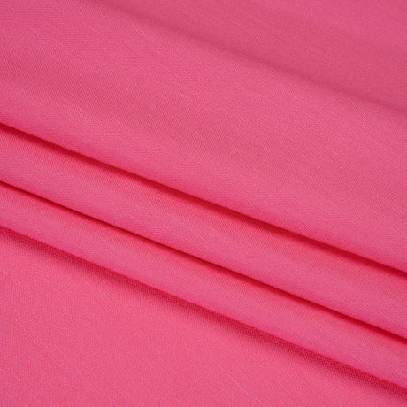Stretch Linen Woven - Peony Pink - Asturias Collection