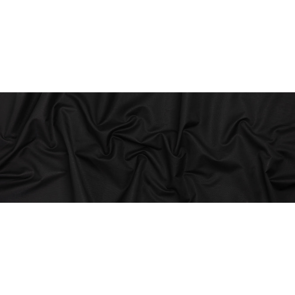 Medium Weight Linen and Cotton Woven - Black